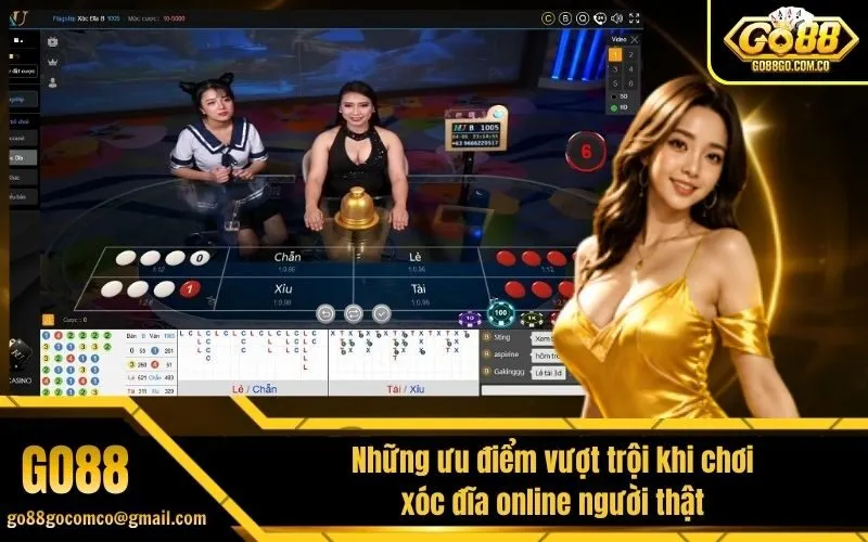 Những ưu điểm vượt trội khi chơi xóc đĩa online người thật