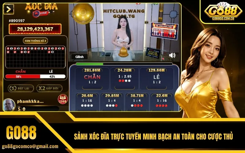 Sảnh Xóc Đĩa Trực Tuyến Minh Bạch An Toàn Cho Cược Thủ