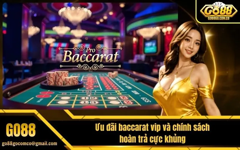 Ưu đãi baccarat vip và chính sách hoàn trả cực khủng