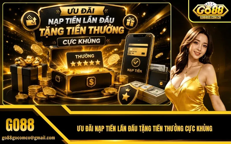 Ưu Đãi Nạp Tiền Lần Đầu Tặng Tiền Thưởng Cực Khủng
