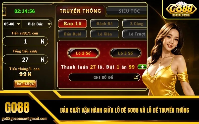 Bản chất vận hành giữa lô đề Go88 và lô đề truyền thống
