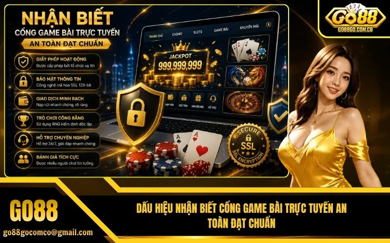 Dấu Hiệu Nhận Biết Cổng Game Bài Trực Tuyến An Toàn Đạt Chuẩn