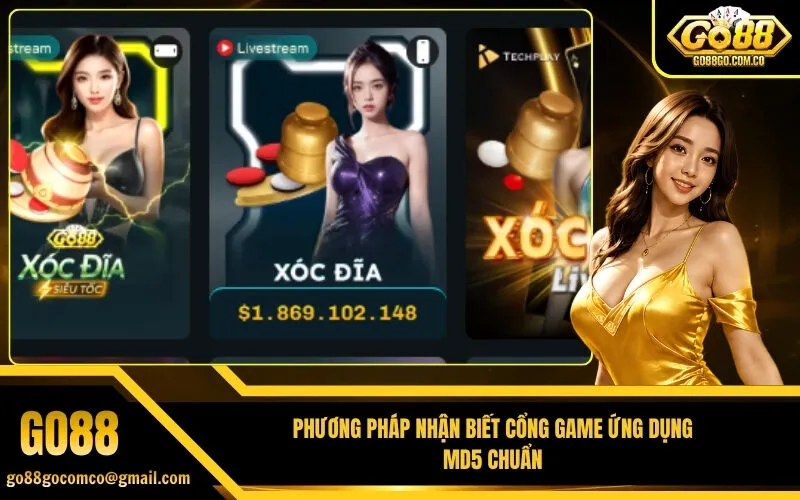 Phương pháp nhận biết cổng game ứng dụng MD5 chuẩn