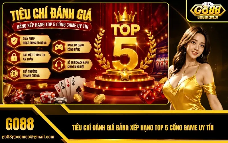 Tiêu Chí Đánh Giá Bảng Xếp Hạng Top 5 Cổng Game Uy Tín